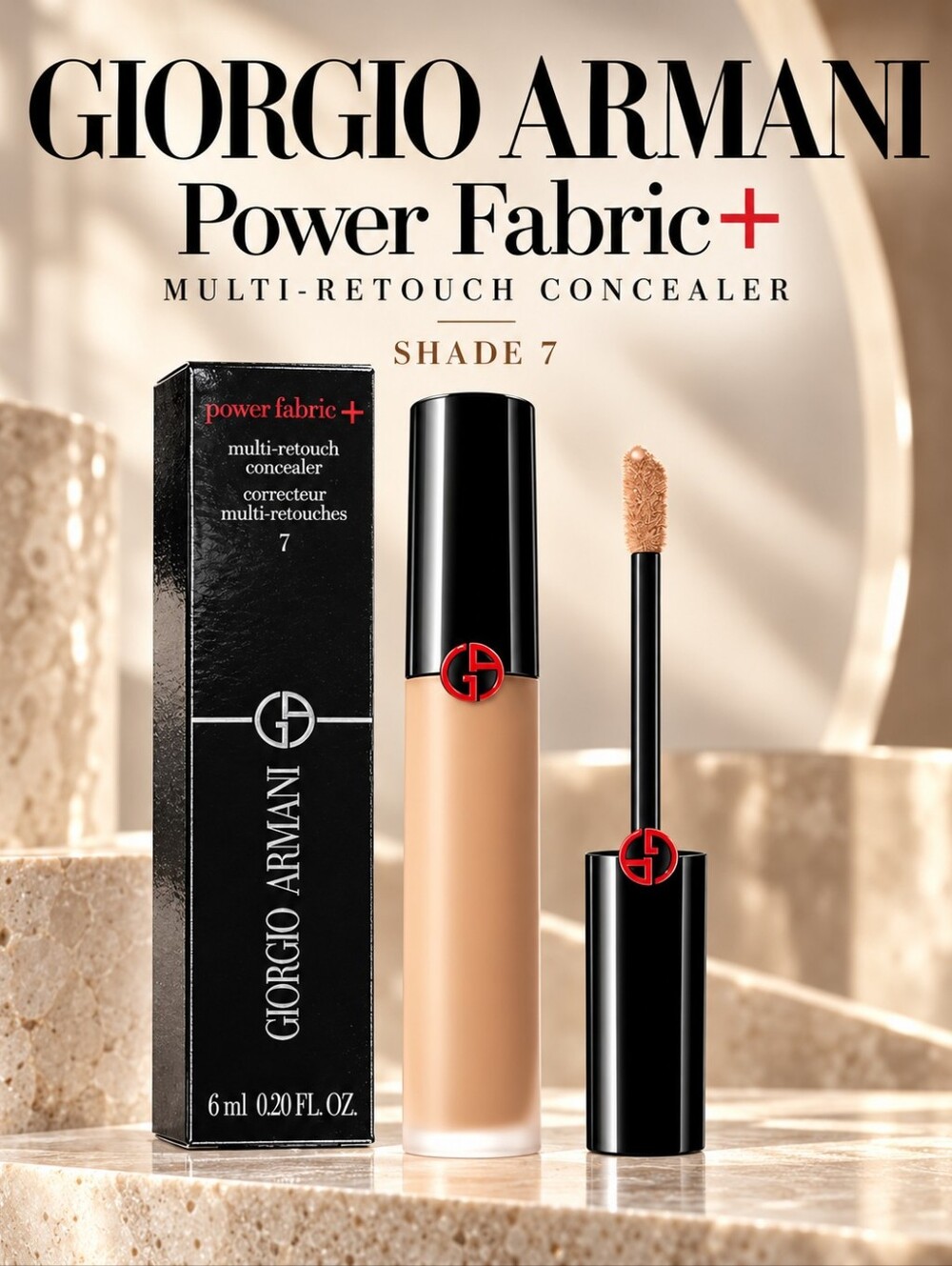 Giorgio Armani Power Fabric+ Multi-Retouch Concealer - Shade 7